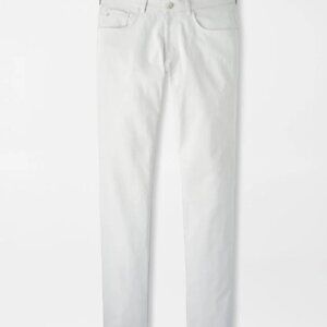 Peter Millar Performance Five Pocket Pants British Gray Stretch Golf Size 36